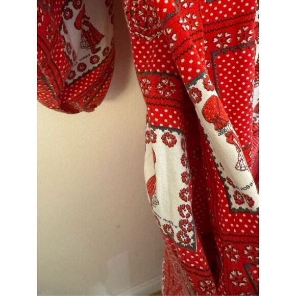 Vintage Handmade Holly Hobby Patchwork Button Front Prairie Maxi Dress S/M - Picture 5 of 6